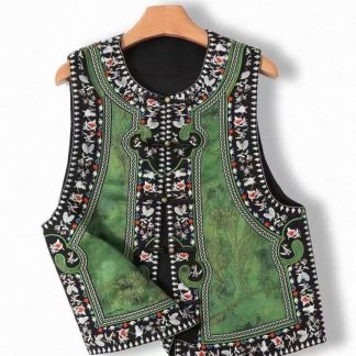 Chinese Knot Buttons Embroidered Chinese Style Top