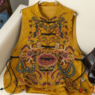 Neo-Chinese Chinese Knot Buttons Embroidered Tang Suit 2