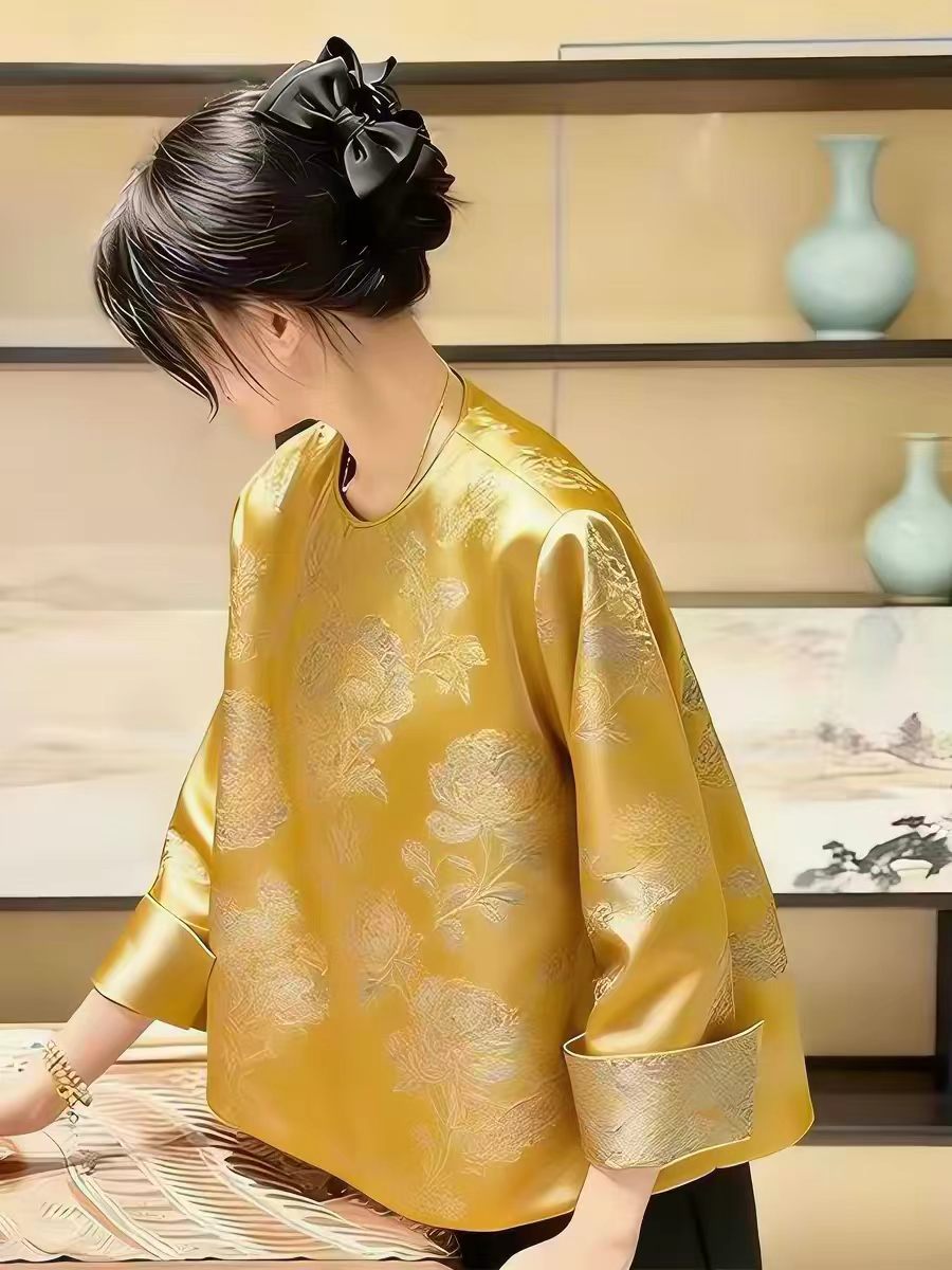 Neo Chinese Style Top Blouse for Women product photo - Zhongguo Hanfu