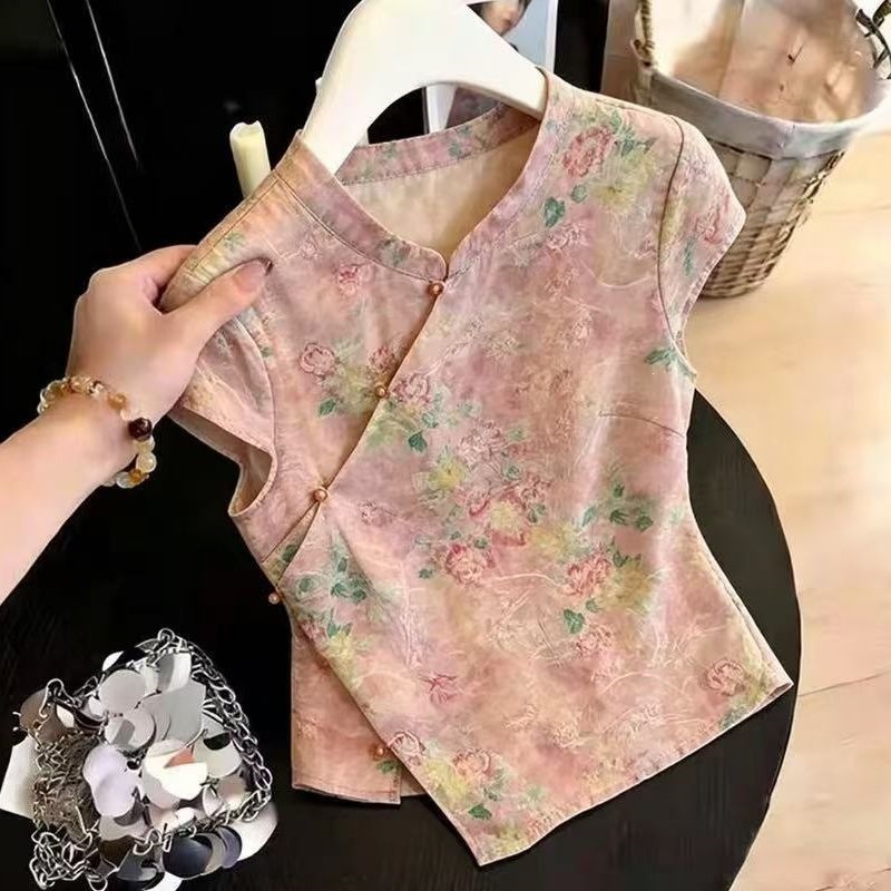 Neo Chinese Style Top Blouse for Women product photo - Zhongguo Hanfu