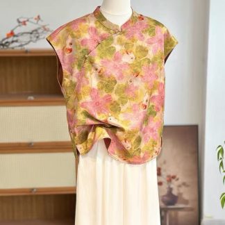 Neo-Chinese Jacquard Chinese Style Top 3