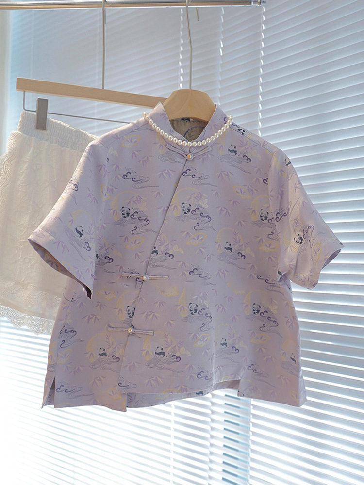 Neo Chinese Style Top Blouse for Women product photo - Zhongguo Hanfu