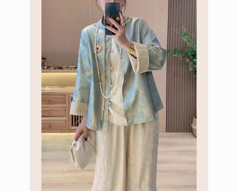 Neo Chinese Style Top Blouse for Women product photo - Zhongguo Hanfu