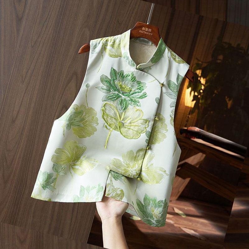 Neo Chinese Jacquard Chinese Style Top Blouse for Women product photo - Zhongguo Hanfu