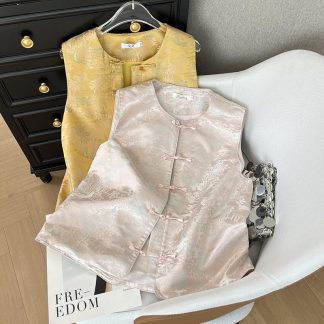 Neo-Chinese Jacquard Chinese Style Top 7