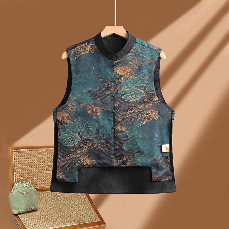 Neo Chinese Jacquard Chinese Style Top Blouse for Women product photo - Zhongguo Hanfu