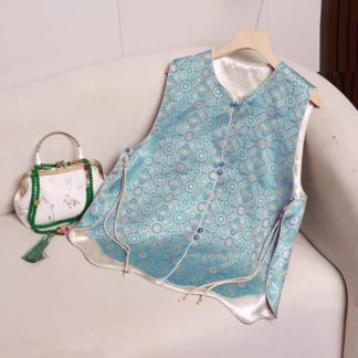 Neo-Chinese Chinese Knot Buttons Tang Suit 3
