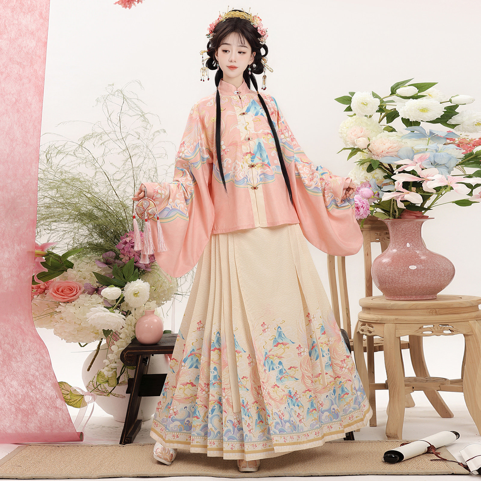 Neo Chinese Style Skirt for Women product photo - Zhongguo Hanfu