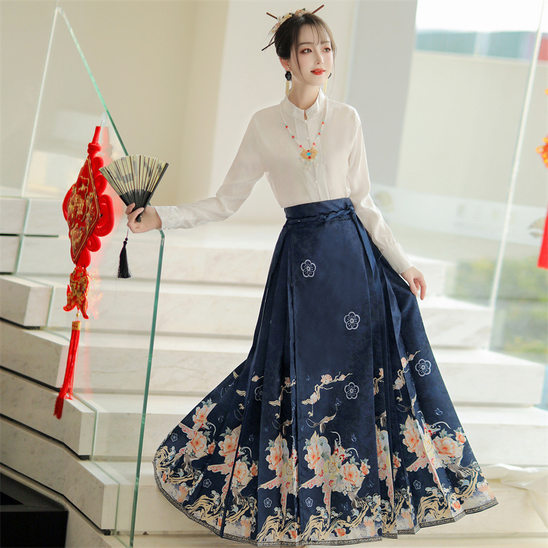 Neo Chinese Style Skirt for Women product photo - Zhongguo Hanfu