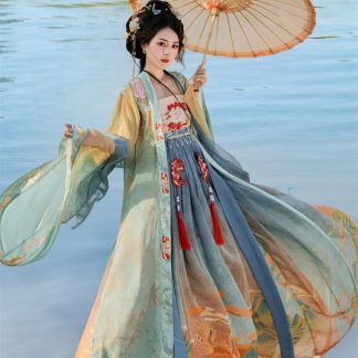 Neo-Chinese Embroidered Chinese Style Skirt 4