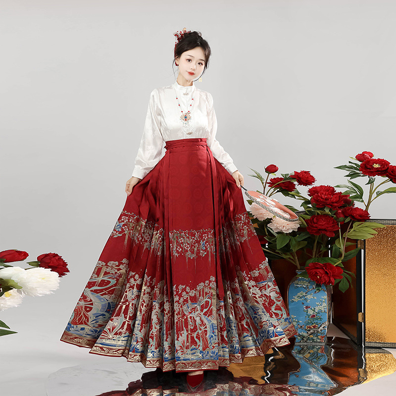 Neo Chinese Style Skirt for Women product photo - Zhongguo Hanfu