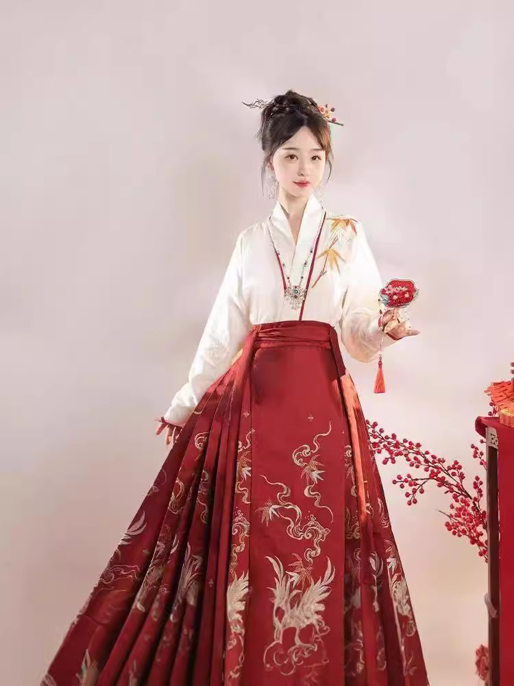 Neo Chinese Embroidered Chinese Style Set Outfit Set for Women product photo - Zhongguo Hanfu