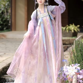 Neo-Chinese Embroidered Chinese Style Skirt 7