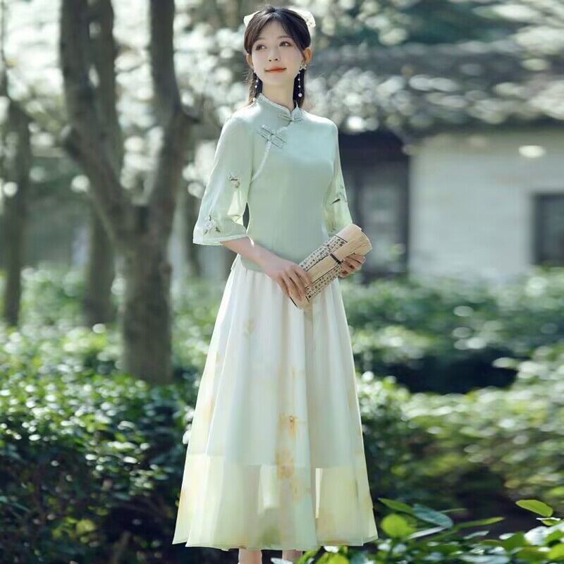 Neo Chinese Style Top Blouse for Women product photo - Zhongguo Hanfu
