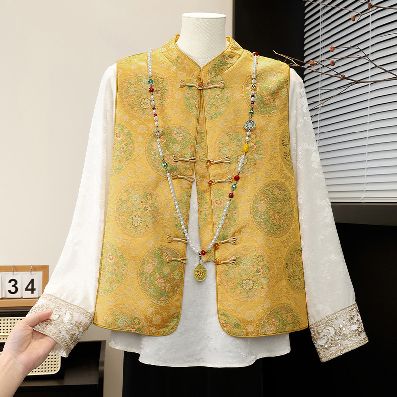 Neo Chinese Knot Buttons Tang Suit Jacket for Women product photo - Zhongguo Hanfu