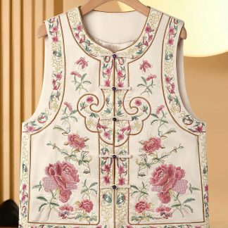 Neo-Chinese Chinese Knot Buttons Embroidered Tang Suit 5