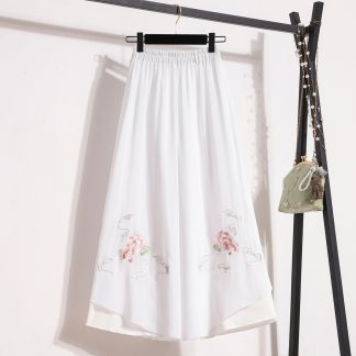 Neo Chinese Wide Leg Pants for Women alternate product photo