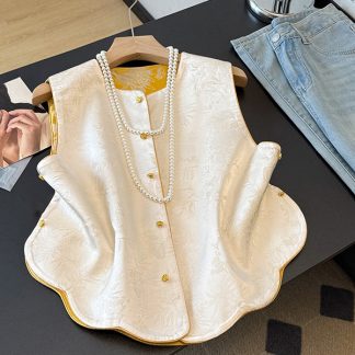 Neo-Chinese Jacquard Chinese Style Top 2