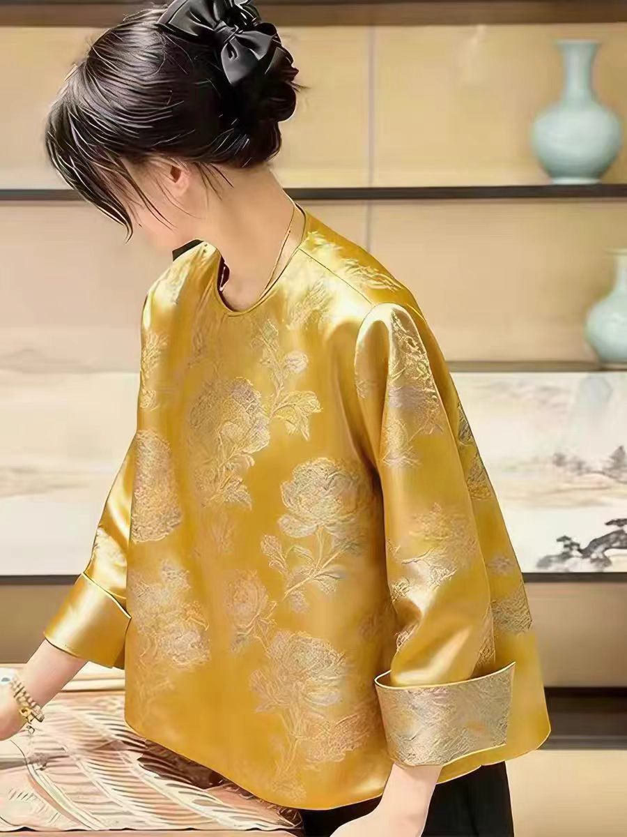 Neo Chinese Style Top Blouse for Women product photo - Zhongguo Hanfu