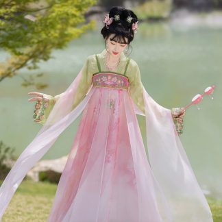 Embroidered Chinese Style Skirt for Women alternate product photo