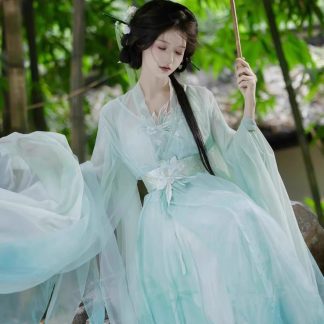 Embroidered Chinese Style Outfit Set for Women alternate product photo