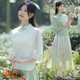 Neo Chinese Blouse for Women - Style 19 alternate product photo
