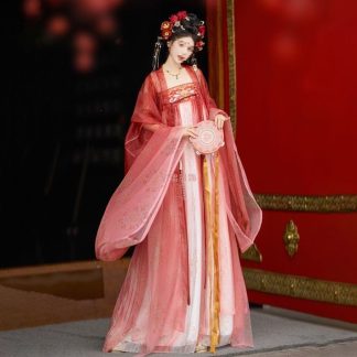Embroidered Hanfu Dress Set for Women - Style 4 alternate product photo
