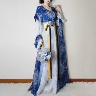 Neo Chinese Hanfu Dress Set for Women - Style 3 alternate product photo