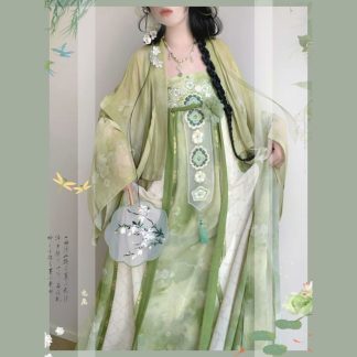 Embroidered Hanfu Dress Set for Women - Style 5 alternate product photo