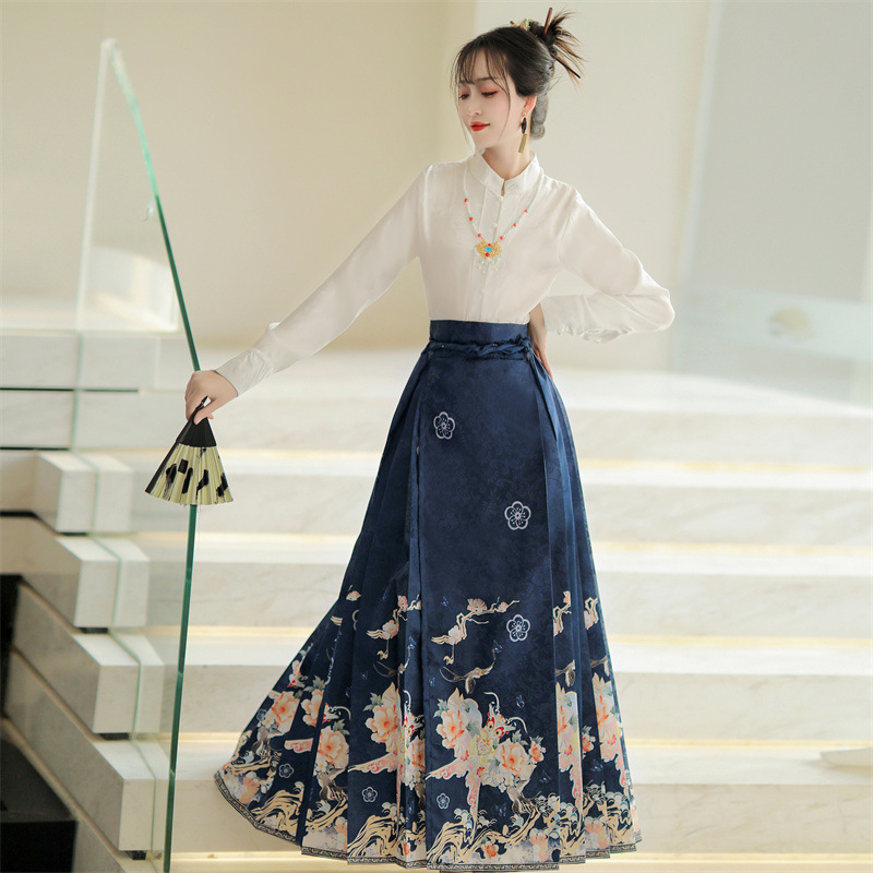 Neo Chinese Style Skirt for Women product photo - Zhongguo Hanfu