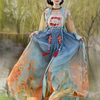 Neo Chinese Embroidered Skirt for Women - Style 4 alternate product photo