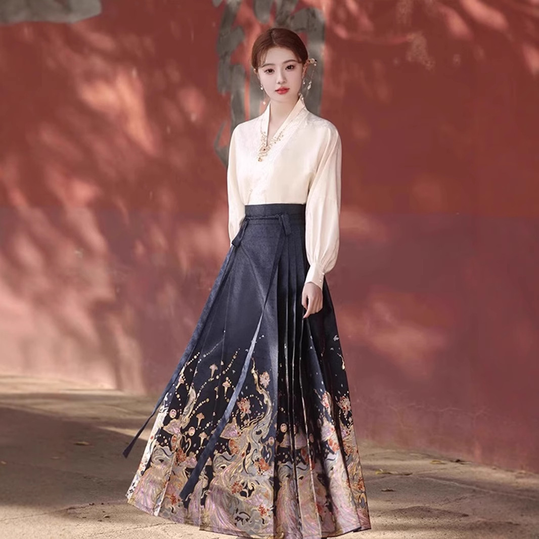Neo Chinese Style Skirt for Women product photo - Zhongguo Hanfu