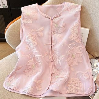 Neo-Chinese Chinese Knot Buttons Embroidered Tang Suit 4