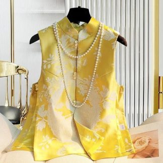 Jacquard Qipao Cheongsam Dress for Women - Style 2 alternate product photo