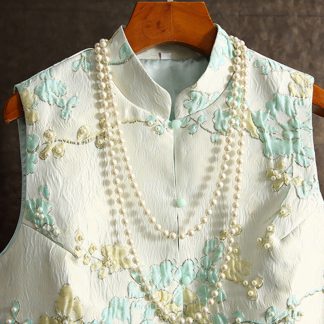 Jacquard Qipao Cheongsam Dress for Women alternate product photo