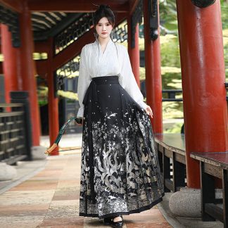 Neo Chinese Jacquard Embroidered Chinese Style Blouse for Women - Style 2 alternate product photo