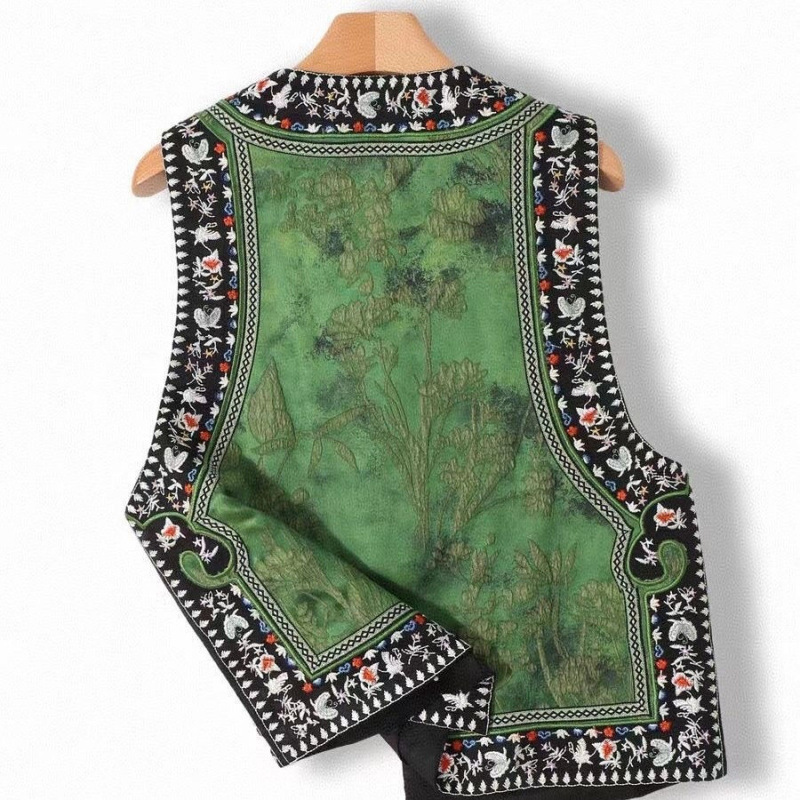 Chinese Knot Buttons Embroidered Chinese Style Top Blouse for Women product photo - Zhongguo Hanfu
