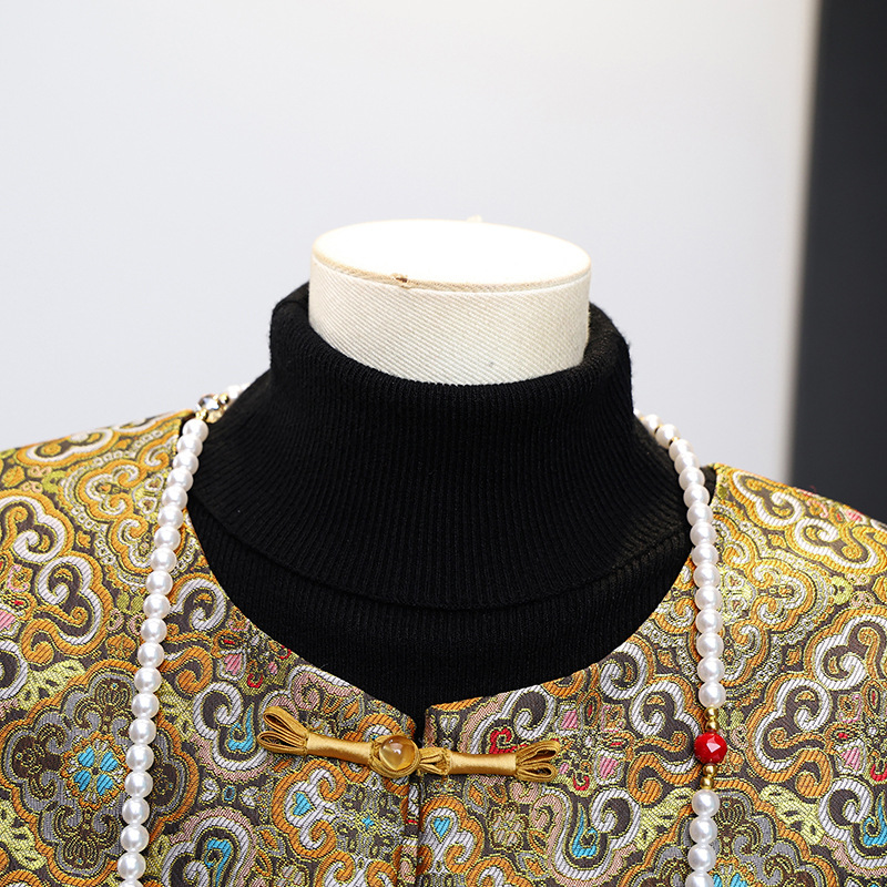 Neo Chinese Knot Buttons Chinese Style Top Blouse for Women product photo - Zhongguo Hanfu
