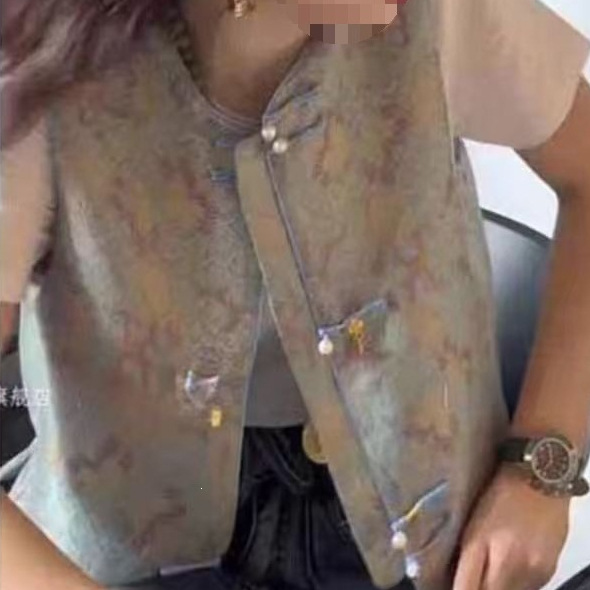 Neo Chinese Jacquard Chinese Style Top Blouse for Women product photo - Zhongguo Hanfu