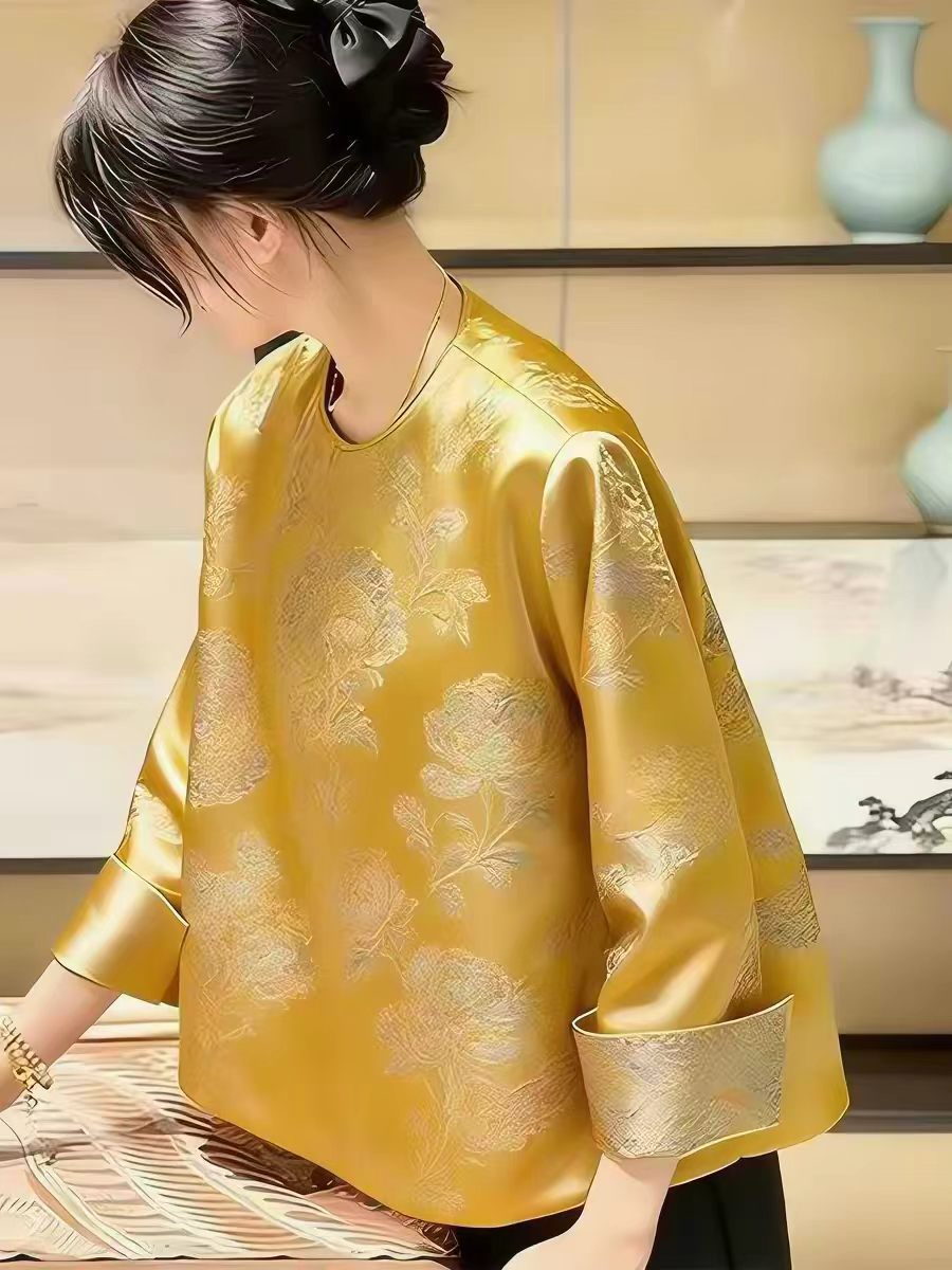 Neo Chinese Style Top Blouse for Women product photo - Zhongguo Hanfu