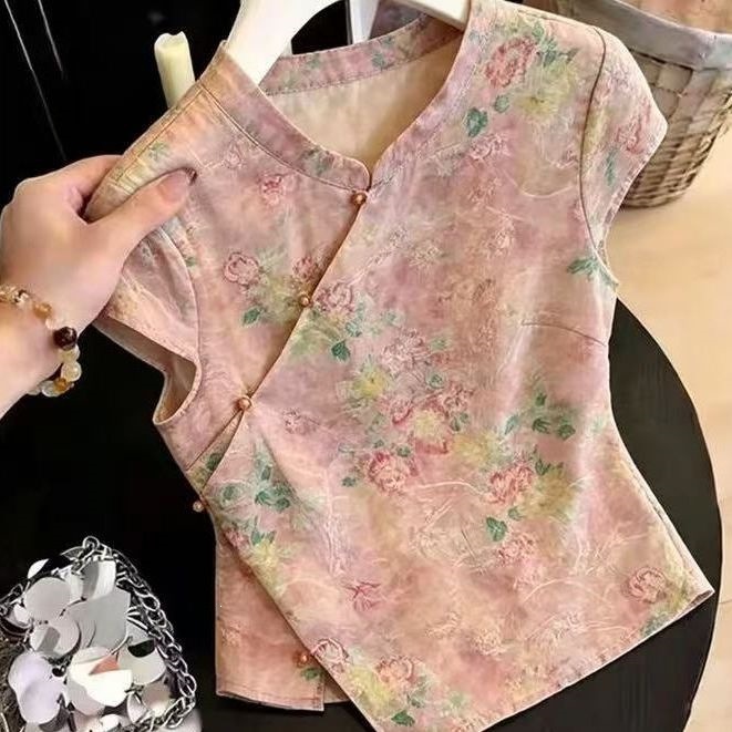 Neo Chinese Style Top Blouse for Women product photo - Zhongguo Hanfu