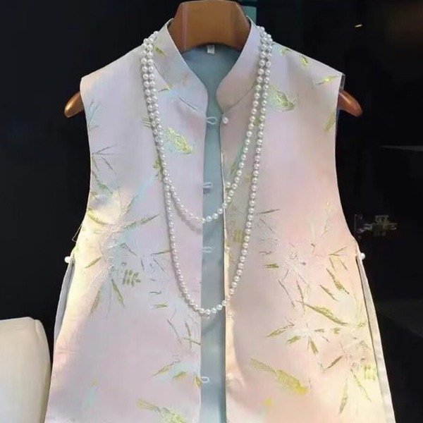 Neo Chinese Jacquard Chinese Style Top Blouse for Women product photo - Zhongguo Hanfu