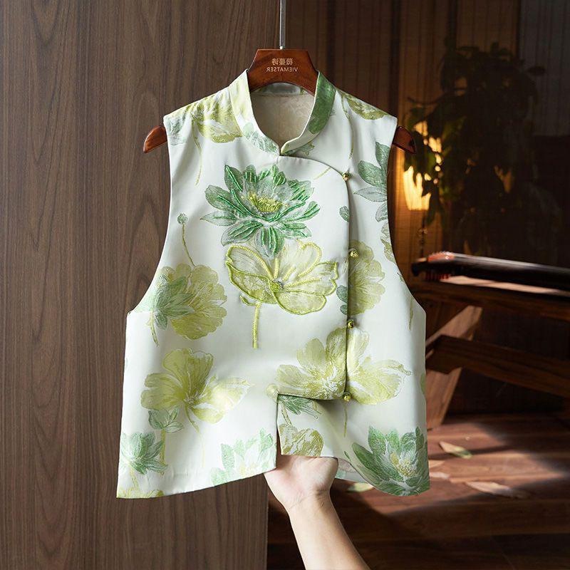Neo Chinese Jacquard Chinese Style Top Blouse for Women product photo - Zhongguo Hanfu