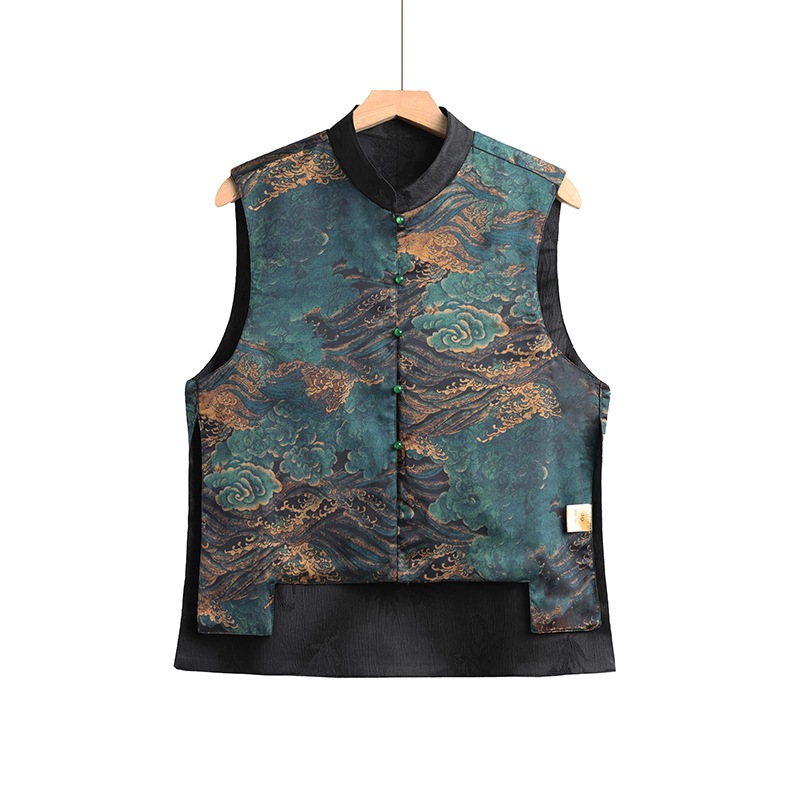 Neo Chinese Jacquard Chinese Style Top Blouse for Women product photo - Zhongguo Hanfu