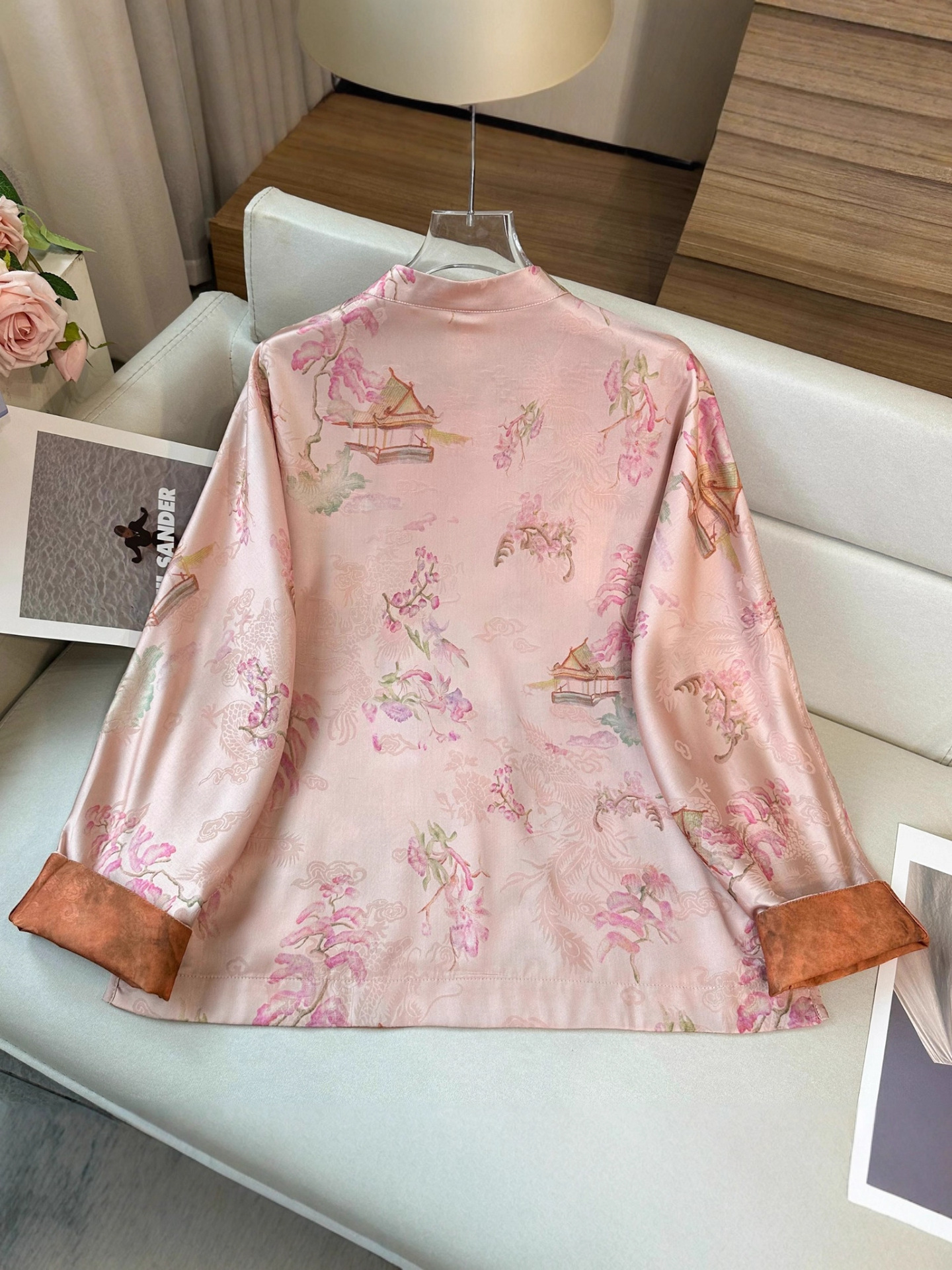 Neo Chinese Knot Buttons Chinese Style Top Blouse for Women product photo - Zhongguo Hanfu