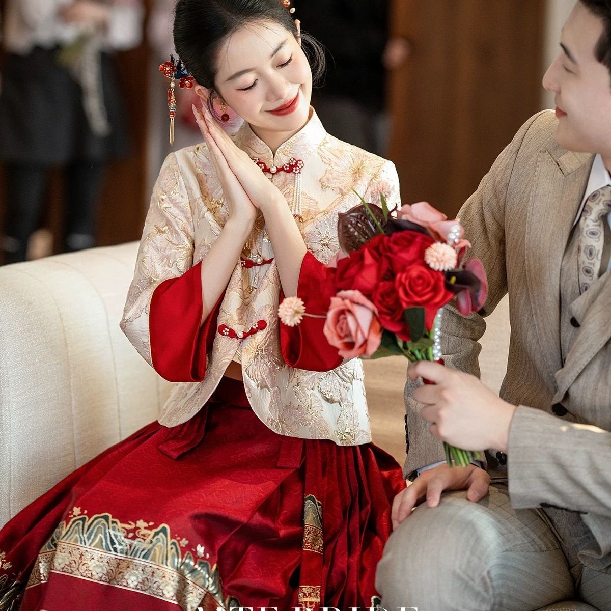 Neo Chinese Style Top Blouse for Women product photo - Zhongguo Hanfu