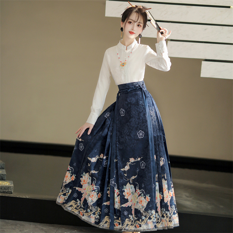Neo Chinese Style Skirt for Women product photo - Zhongguo Hanfu