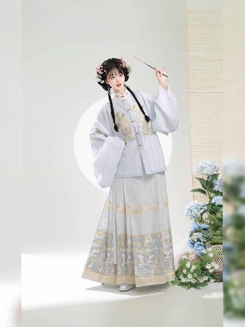 Embroidered Chinese Style Skirt for Women product photo - Zhongguo Hanfu