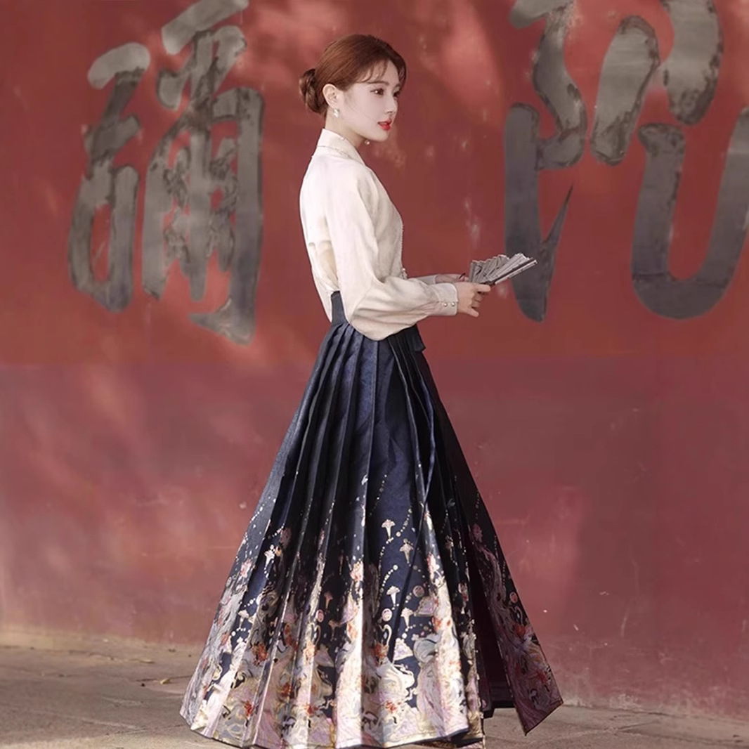 Neo Chinese Style Skirt for Women product photo - Zhongguo Hanfu