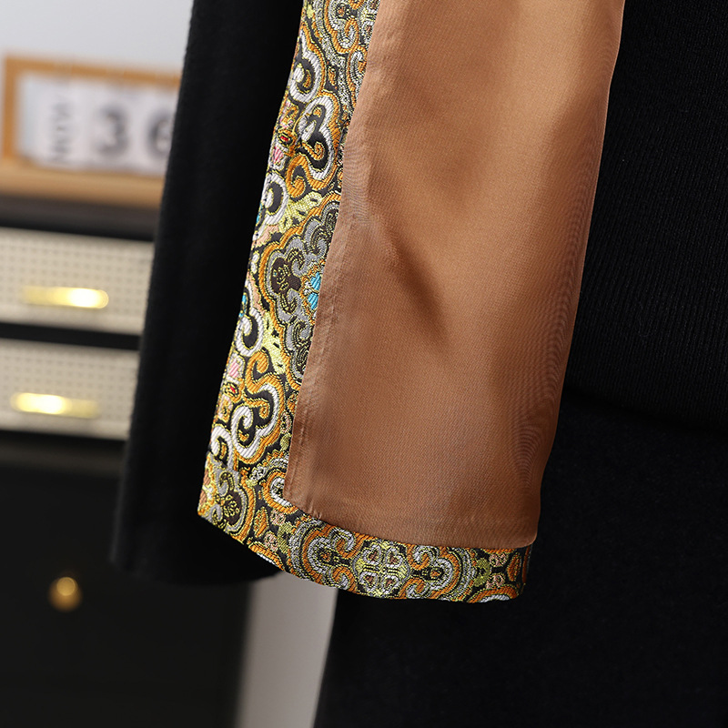Neo Chinese Knot Buttons Chinese Style Top Blouse for Women product photo - Zhongguo Hanfu
